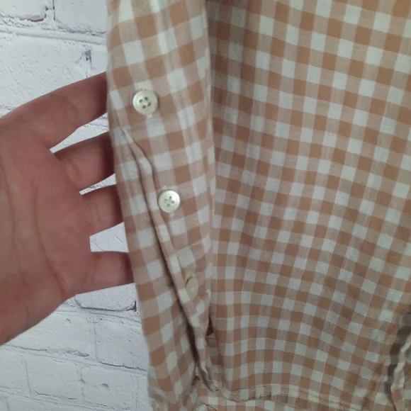 Madewell Courier Side Button Shirt in Gingham - Picture 8 of 11